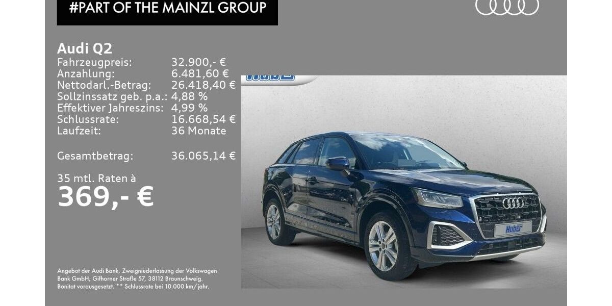 Audi Q2 16.500 km 32.900 &euro; Bad Reichenhall 83435