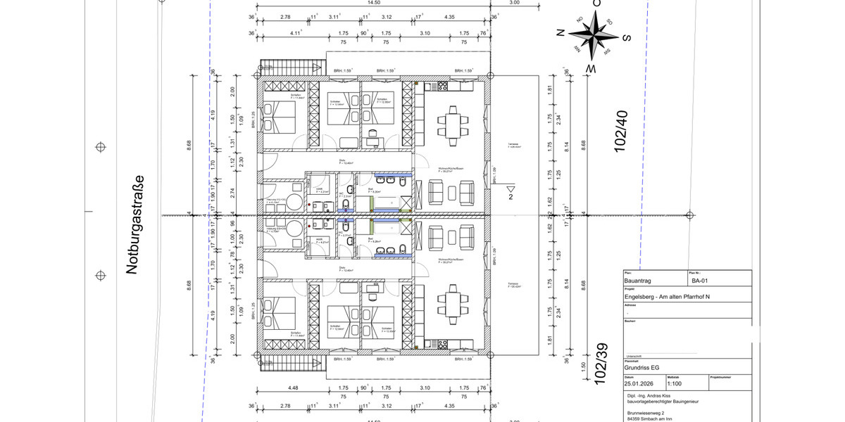 Erdgeschoßwohnung Engelsberg - 4 Zimmer, 108 m&sup2;, 349.000&euro; | Angebot:24673933