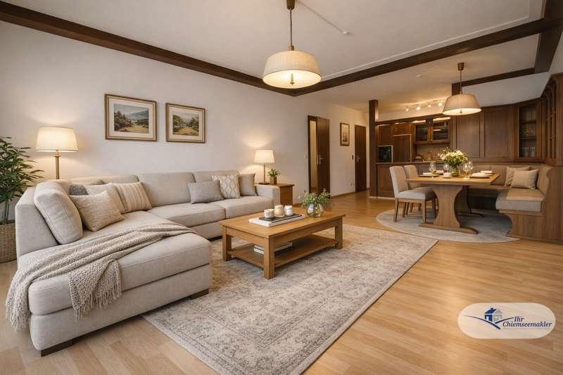 Etagenwohnung Bernau am Chiemsee - 3 Zimmer, 85 m&sup2;, 389.000&euro; | Angebot:25972444